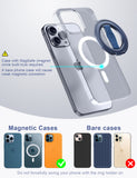 EWA MagOne 3rd Gen Phone Grip Stand with Removable Magnetic Ring Holder Kickstand Loop